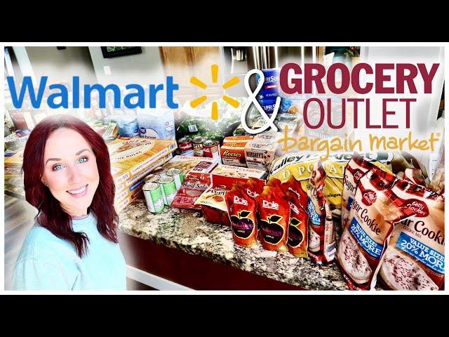 Large Grocery Outlet and Walmart Weekly Grocery Haul | Family of Five