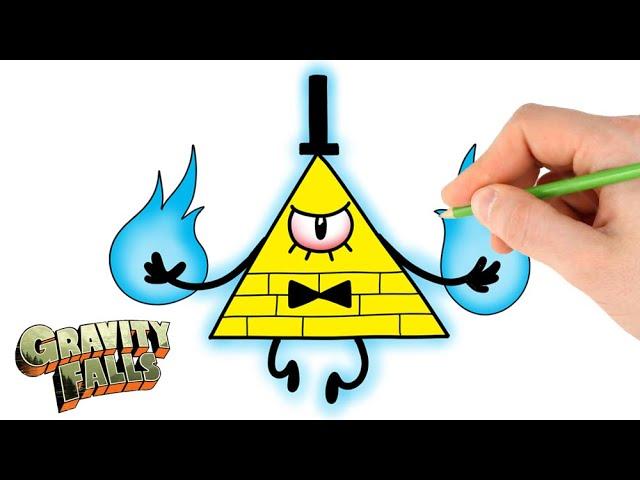 How to draw Bill Cipher from Gravity Falls