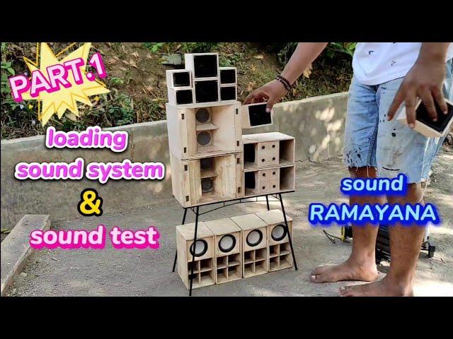 loading sound system ramayana sampai cek sound