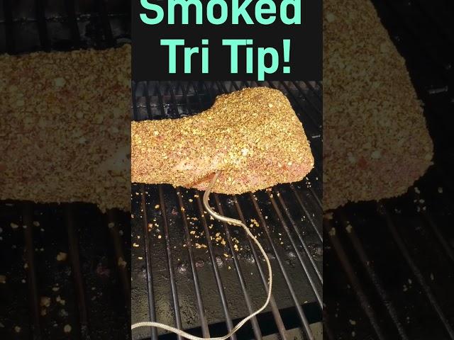 Pellet Smoker Prime Tri Tip is Magical! #shorts