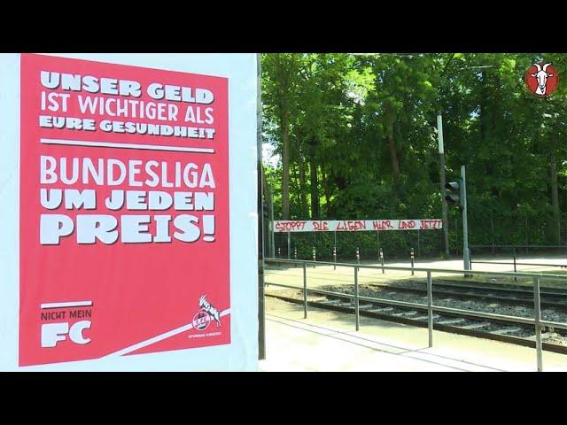 So lief das Geisterspiel: Fan-Proteste und ein abgeriegeltes Stadion