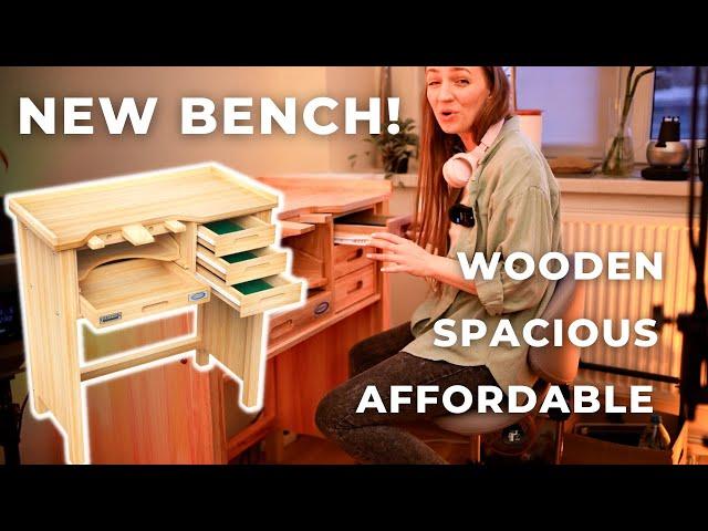 Setting up a new BENCH in my art space! Affordable Pepetools Jeweler's Bench