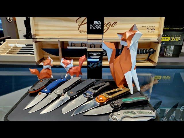 NEW FOX KNIVES (incl ORIGINAL GANGSTER). IWA 2024