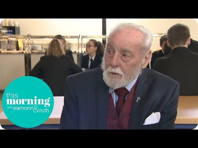 86-Year-Old Man Joins Pupils for School Dinners to Combat Loneliness | This Morning