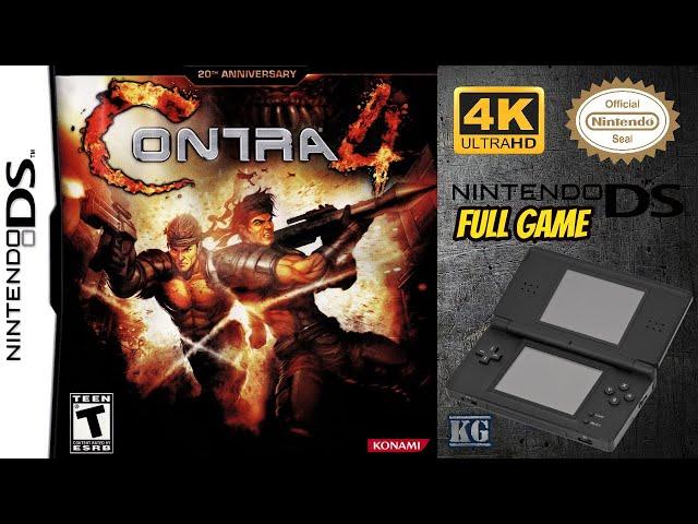 Contra 4 | Nintendo DS | 4K60ᶠᵖˢ UHD | Longplay Walkthrough Playthrough Full Movie Game