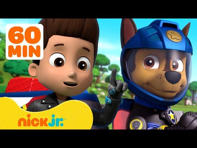 PAW Patrol's Chase & Ryder Have Action-Packed Adventures! | 1 Hour Compilation | Nick Jr.