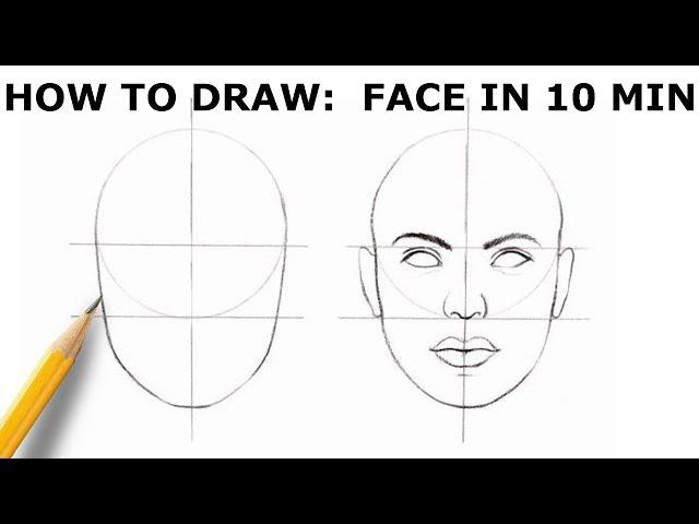 HOW TO DRAW: FACE | Basic Proportion