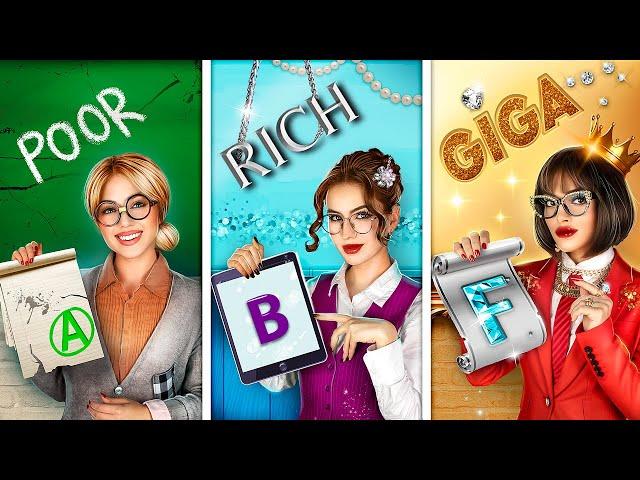 Broke VS Rich VS Giga Rich Teacher!