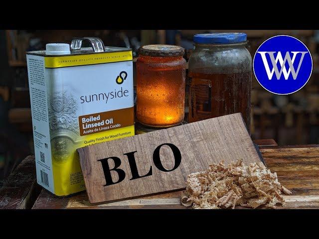 How to Use Boiled Linseed Oil BLO and Paste Wax Wood Finish How To Apply