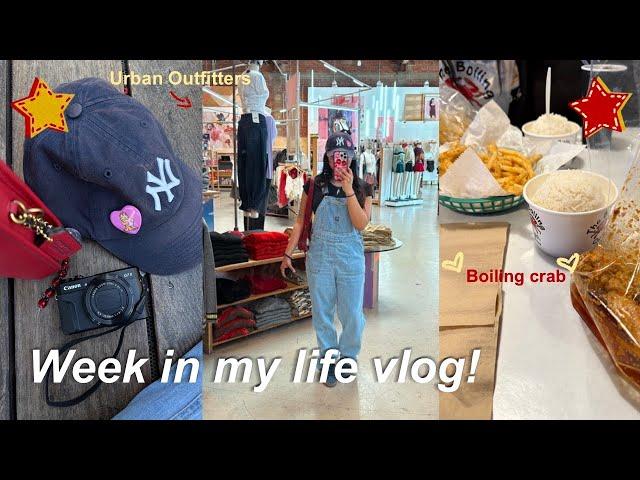 Week in my life vlog Trader Joe’s, school, the boiling crab, and Urban outfitters 