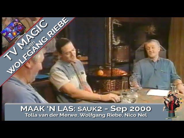 Maak 'n Las: September 2000: TV Kulkunstennaar Wolfgang Riebe