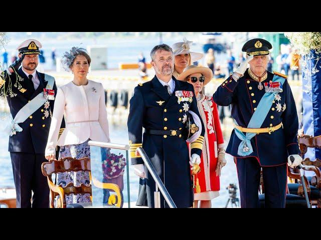 King Frederik X and Queen Mary from Denmark on state visit to Norway #Royals