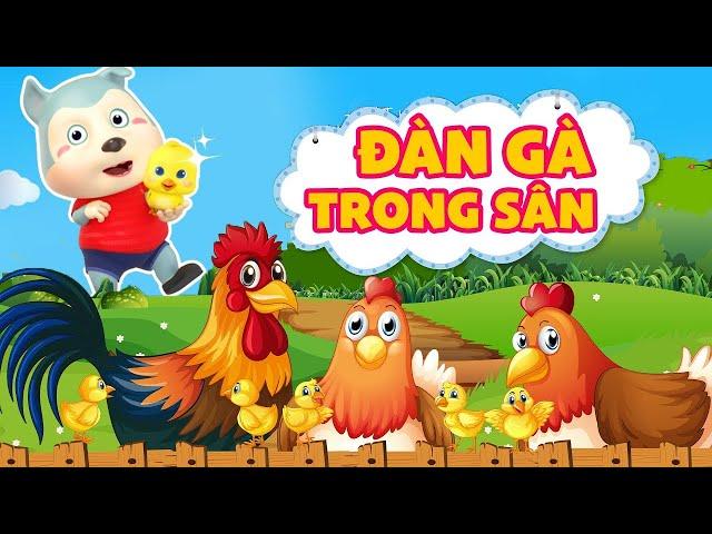 Đàn Gà Trong Sân - Bé Candy Ngọc Hà | Liên khúc Nhạc Thiếu Nhi Vui Nhộn Wolfoo Hay Nhất [4K]