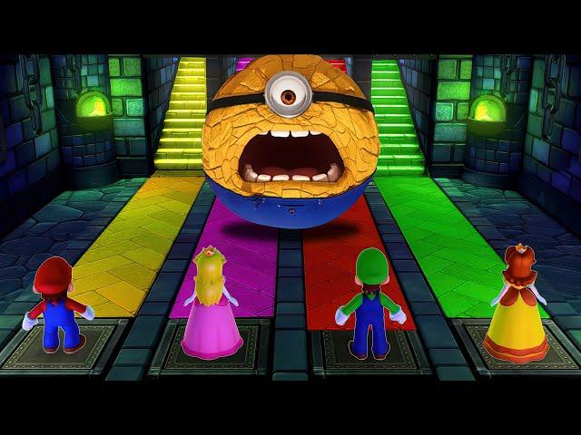Mario Party 10 Minigames - Mario Vs Peach Vs Luigi Vs Daisy ( Master COM )