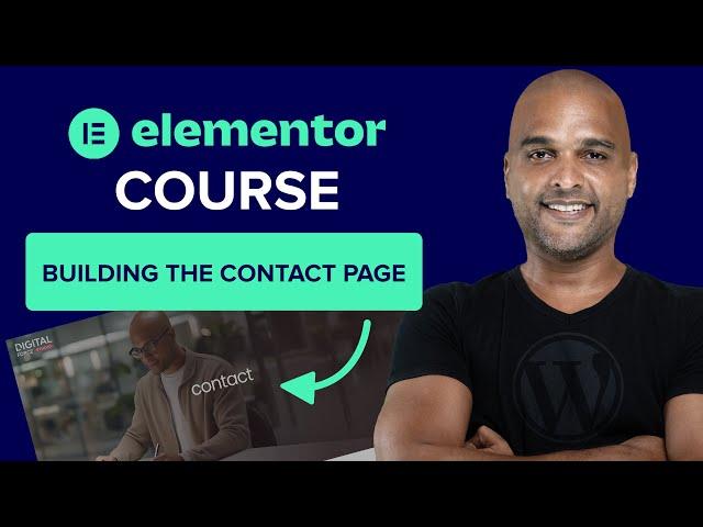 Building The Contact Page | How to Build a Website With Elementor WordPress
