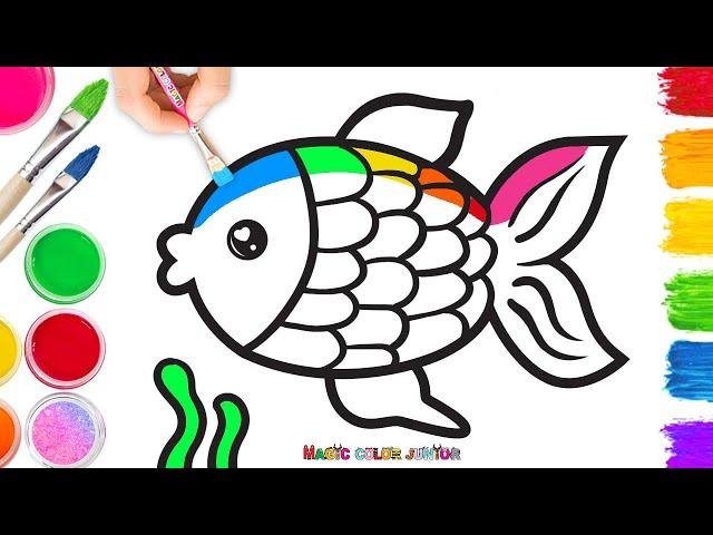 How to Draw a Fish | Easy Drawing | Step By Step