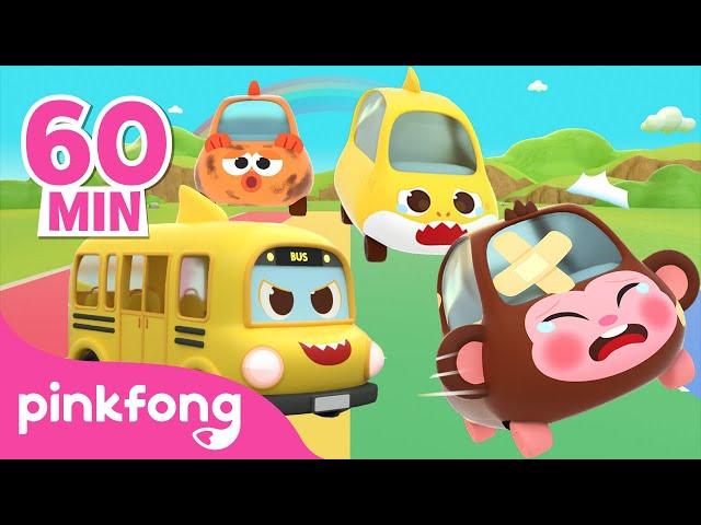 3D Car Songs for Kids | Wheels on the Bus, Baby Car and More! | Compilation | Pinkfong Baby Shark