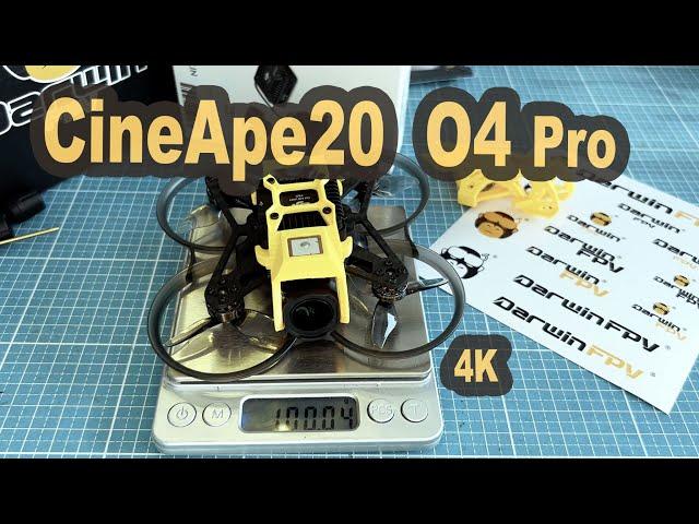 DarwinFPV CineAPE20 DJI O4 Pro nur 150g