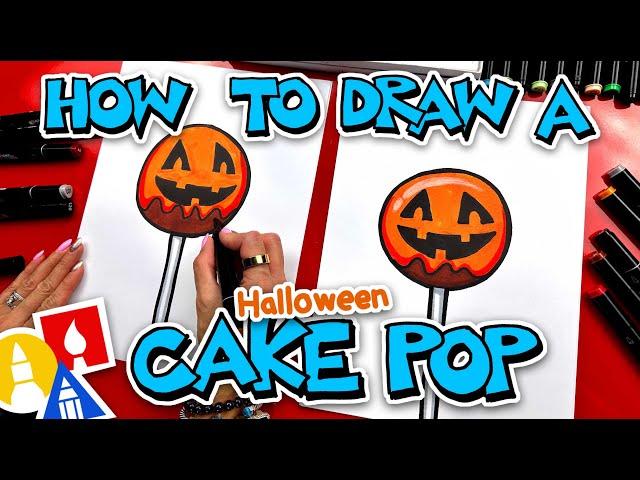 How To Draw A Halloween Cake Pop