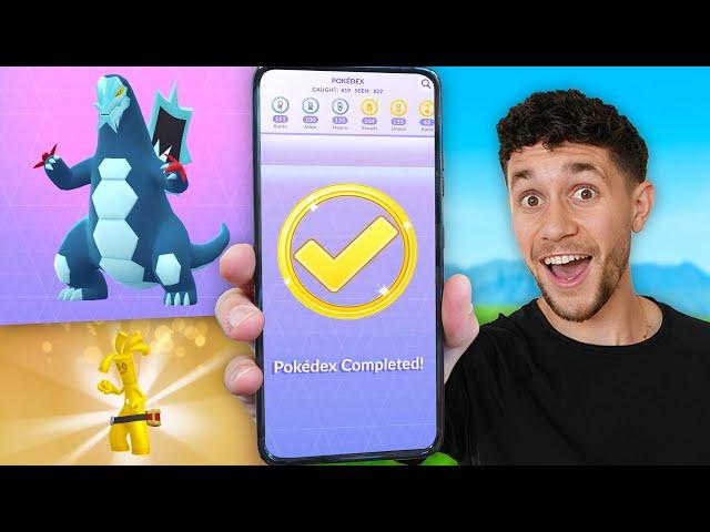 I Completed the New Pokédex in Pokémon GO