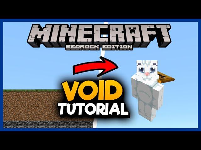 Leere Map in Minecraft erstellen! (Void Map)  Minecraft Bedrock Tutorial