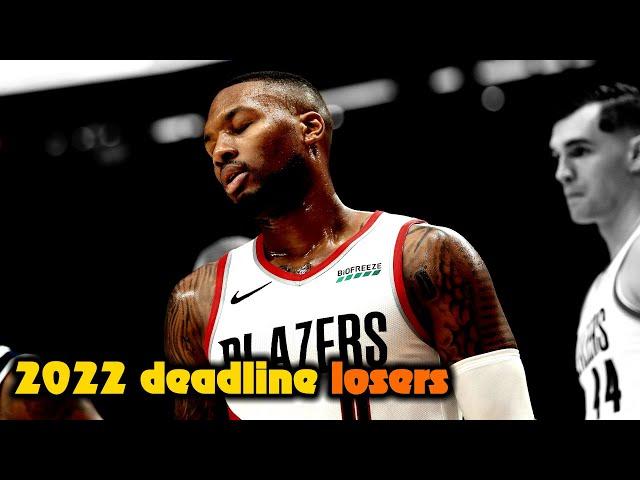 The Biggest Losers At The 2022 NBA Trade Deadline