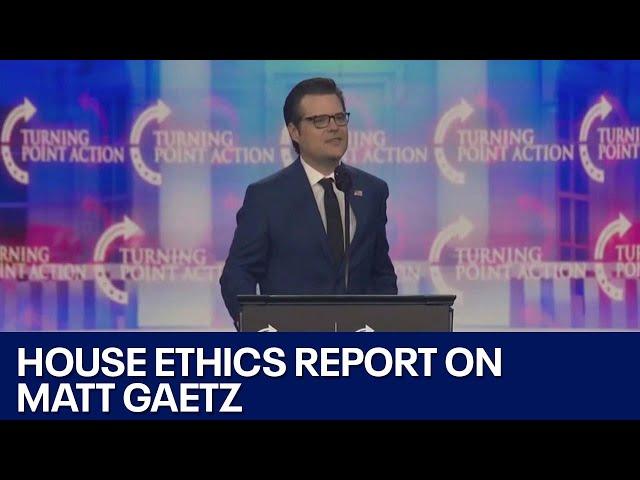 Matt Gaetz House Ethics report finds evidence he paid for sex and drugs | FOX 7 Austin