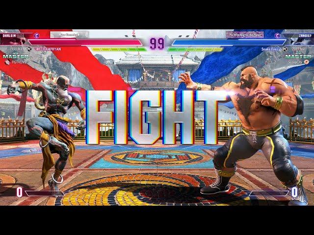 Street Fighter 6  Fchampryan (Dhalsim) Vs Snake Eyez (Zangief)   Online Match's 08-15-2023