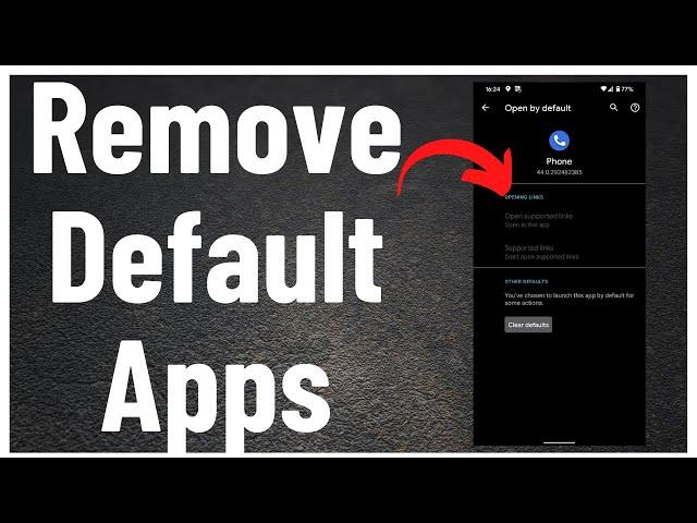 How to Remove Default Apps From an Android Phone - Android Default Apps (2022)