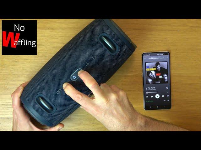 JBL Xtreme 3 - How to turn ON or OFF Low Frequency Mode LFM on speakers