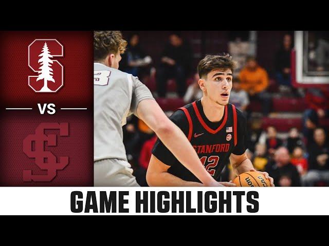 Stanford vs. Santa Clara Game Highlights | 2024-25 ACC Men's Basketball