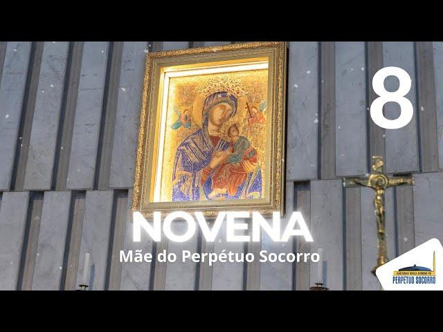 08h | Novena do Perpétuo Socorro | AO VIVO | 8ª Dia -  Pe. Parron - 14/08/2024