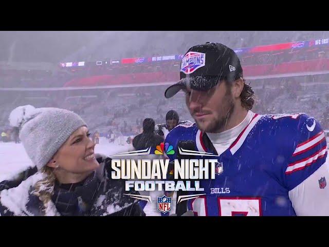 Buffalo Bills QB Josh Allen: 'Pretty cool' to make NFL history in win vs. 49ers | SNF | NFL on NBC