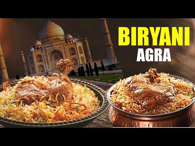 Best Places to eat BIRYANI at AGRA | Best Mutton and Chicken Biryani at Agra | Food Tour Vlog