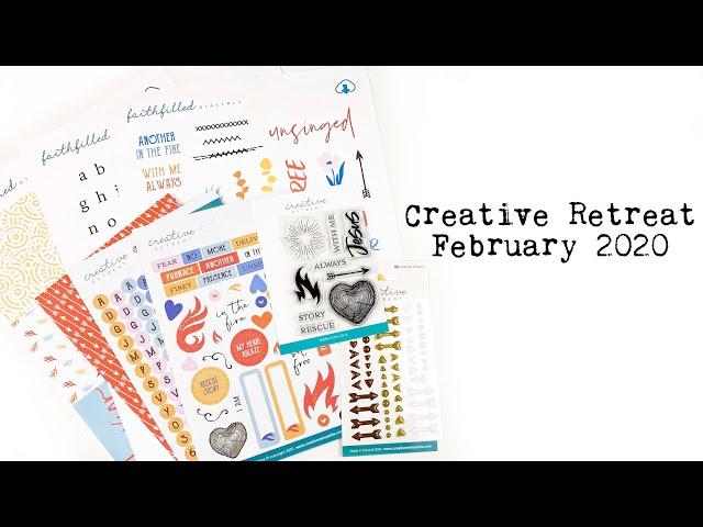 Creative Retreat Kits | Unsinged | February 2020 Unboxing