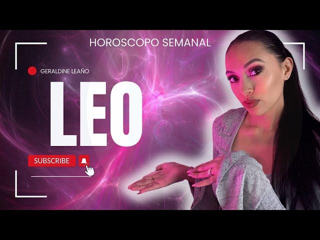 LEO HOROSCOPO 21 AL 27 DE OCTUBRE 2024