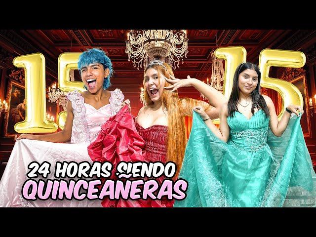 24 HORAS VESTIDOS  DE QUINCEAÑERAS‍// FAMILIA RECOCHA