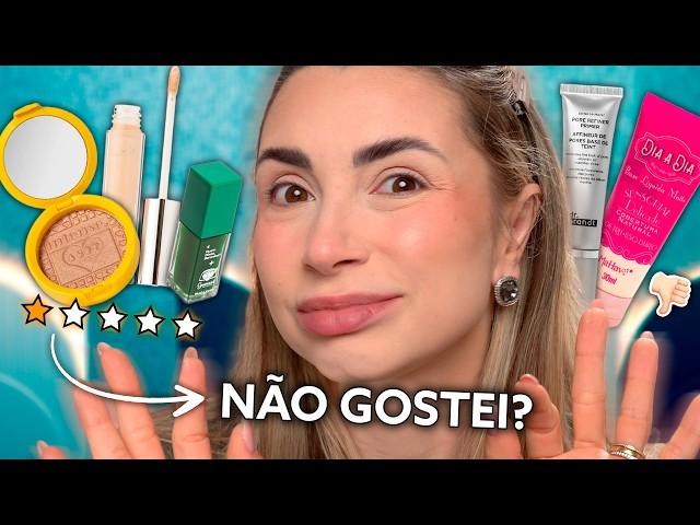 USANDO MEUS PIORES PRODUTOS EM UMA MAKE!