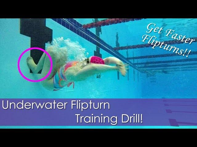 Underwater Flipturn Training Drill for Insanely Fast Turns!!