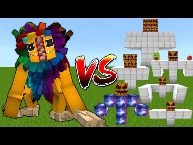 YARNABY vs All Iron Golems in MINECRAFT Mob Battle