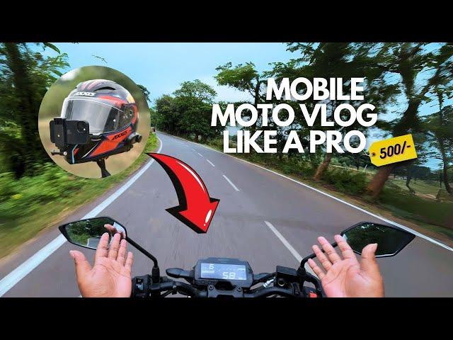 Best Mobile Moto Vlogging Setup in 2024 - Budget friendly