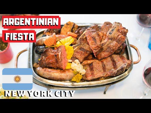 ARGENTINIAN FOOD in New York: PARRILLADA, Pizza and MORE | NYC Argentinian Food Tour