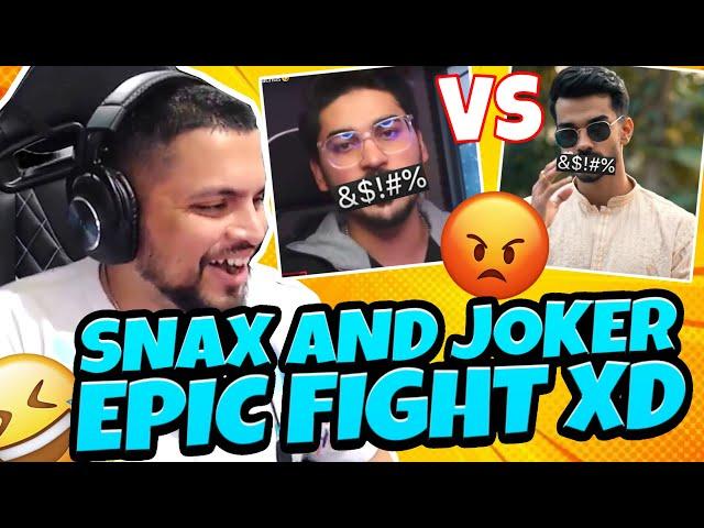 SID REACTS ON SNAX VS. JOKER FIGHT xD