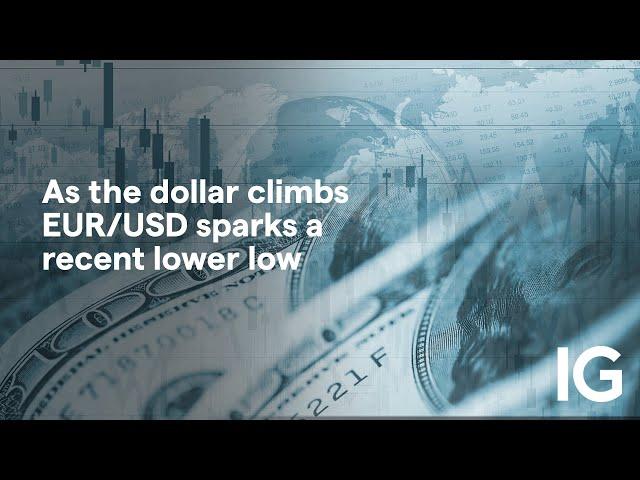 As the dollar climbs EUR/USD sparks a recent lower low