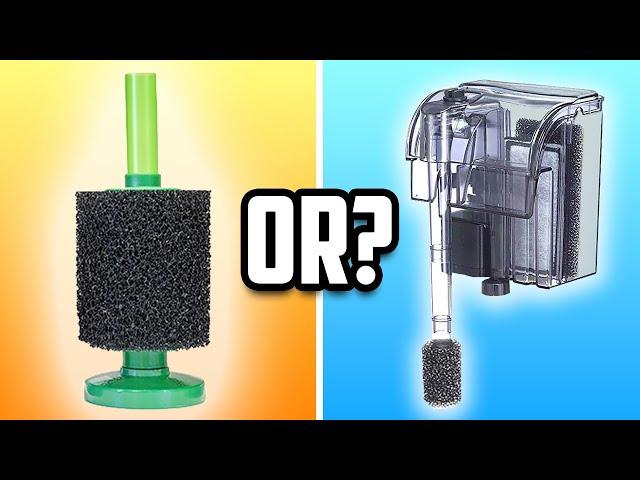 Hang on Back Filters Vs. Sponge Filters: Which Is Best?