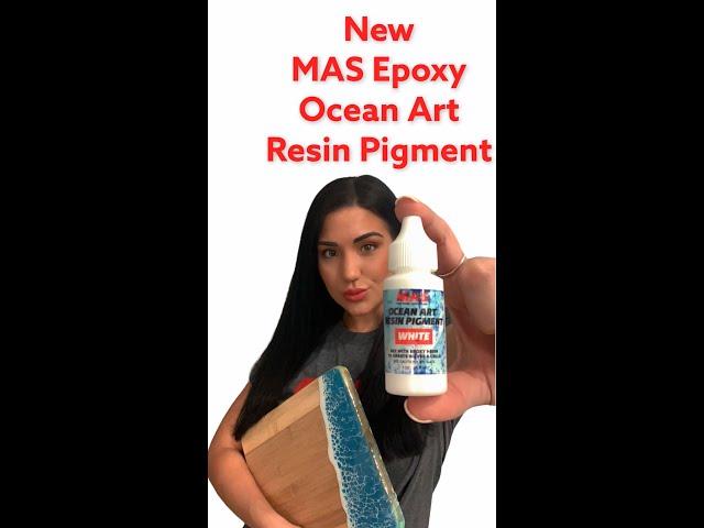 Resin Art Pigment Review! New MAS Epoxy Ocean Art Pigment