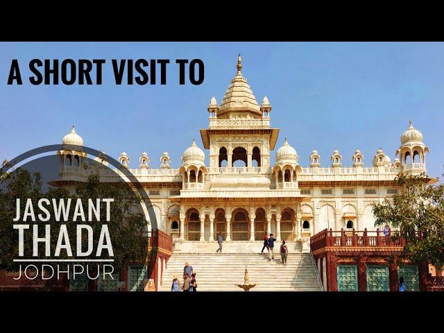 Jaswant Thada Jodhpur | Jodhpur, Rajasthan | Tourist places to visit in Jodhpur | Journey Between