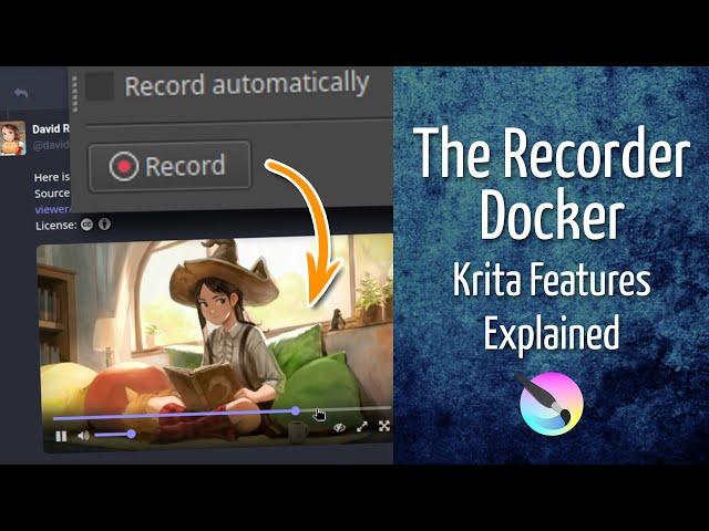 How to record video directly from Krita and post to social media