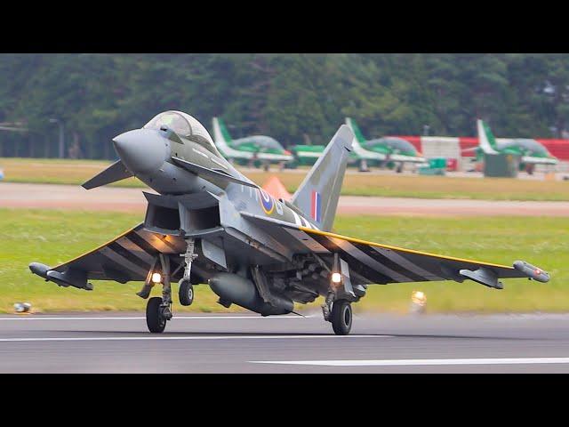 RAF TYPHOON MESMERISING DISPLAY at RIAT 2024 - 4K