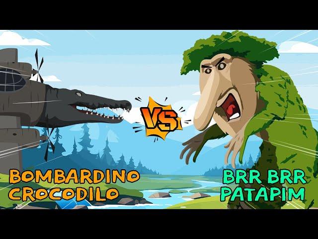 Bombardino Crocodilo vs Brr Brr Patapim | Brainrot Animation